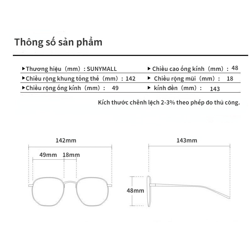 New Vintage Transparent Computer Glasses Frame